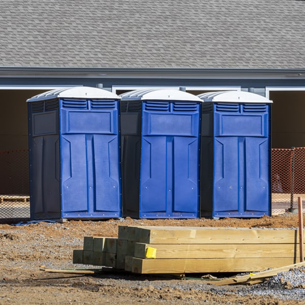 how often are the portable toilets cleaned and serviced during a rental period in Corona New Mexico